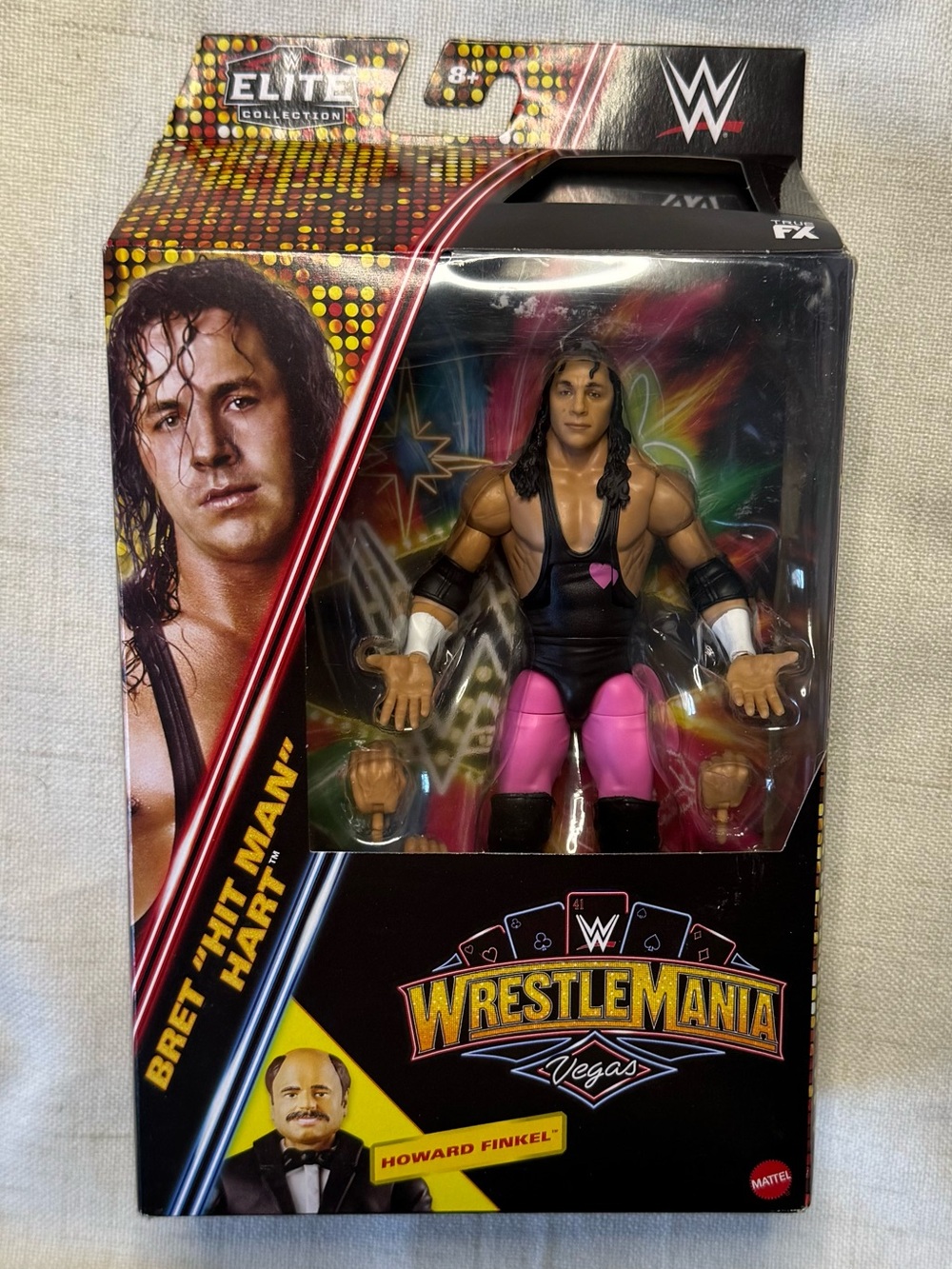 2024 WWE Mattel Elite Collection WrestleMania Vegas Bret "Hit Man" Hart